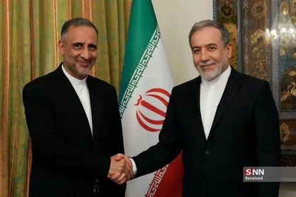 دیدار رئیس جدید نمایندگی جمهوری اسلامی ایران در اردن با وزیر امور خارجه