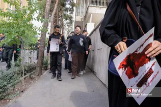 تجمع دانشجویان در حمایت از مردم مظلوم کشمیر