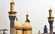 پیشرفت مقاوم‌سازی مناره حرم امامین جوادین (ع)