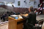 تجدید بیعت همافران با امام در مدرسه علوی