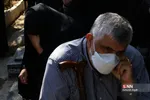 تشییع و تدفین پیکر پدر شهیدان موحد دانش در بهشت زهرا(س)