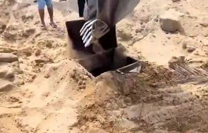 انهدام شبکه زیرزمینی مخازن سوخت قاچاق در ساحل جزیره قشم