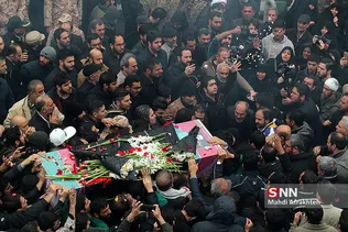 رتشییع و تدفین شهید مدافع وطن محمد حسین حدادیان
