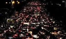 ترافیک پرحجم در ۸محور مواصلاتی/حجم بالای خودرو‌ها در ورودی تهران