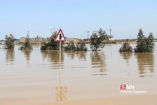 جاری شدن سیل در  استان گلستان
