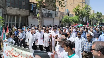 راهپیمایی سالگرد قیام ۱۵ خرداد در پیشوا برگزار شد
