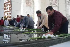 مراسم غبارروبی از مزار شهدای گمنام برگزار شد