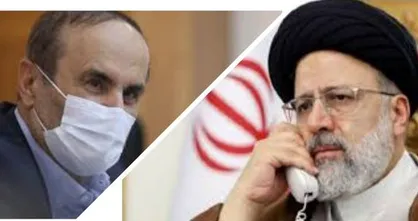 گفتگوی تلفنی رئیسی با نماینده ولی فقیه و استاندار خوزستان