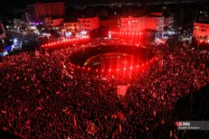 صد و دهمین شب حضور ملت مقتدر ایران در حمایت از پیام رهبر انقلاب + فیلم