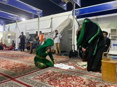برگزاری اولین تعزیه با موضوع «پیراهن امام حسین(ع)» در کربلا