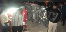 ۲ فوتی و یک مصدوم بر اثر واژگونی خودرو در محور داراب_بندرعباس