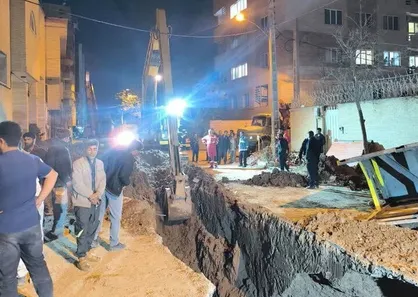 فوت یک کارگر بر اثر ریزش کانال فاضلاب در شهر کرمان