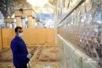  ضد عفونی کردن حرم حضرت فاطمه معصومه(س)