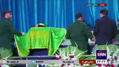 بدرقه پیکر شهدای خدمت با شعار &laquo;حسین حسین شعار ماست؛ شهادت افتخار ماست&raquo;