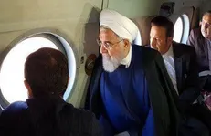 بازدید هوایی روحانی ازمناطق سیل زده خوزستان +عکس