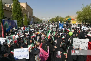 راهپیمایی بانوان فاطمی در شیراز