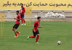 تمرین پرسپولیس قبل از قهرمانی در لیگ