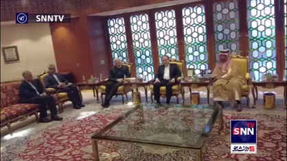 لحظه ورود سیدعباس عراقچی، وزیر امور خارجه جمهوری اسلامی ایران و هیات همراه به ریاض