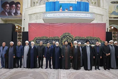 تجدید میثاق رئیس و مسئولان عالی دستگاه قضا با آرمان‌های بنیانگذار انقلاب اسلامی
