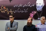 امیرعلی دانایی در مراسم تشییع سید ضیا الدین دری 