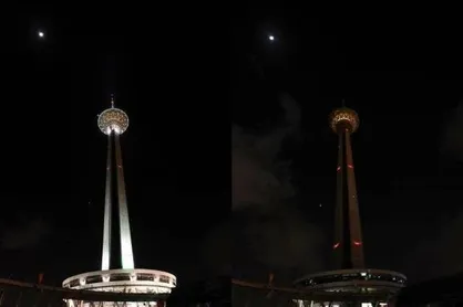 خاموشی چراغ&zwnj;های برج میلاد به نشانه همدردی با هم&zwnj;وطنان بندر عباسی