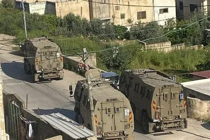 درگیری گسترده صهیونیست ها با فلسطینی ها در جنوب جنین