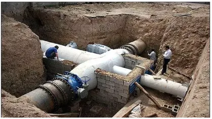 پیشرفت ۸۵ درصدی شبکه فاضلاب بن