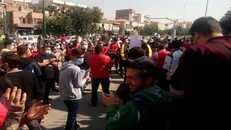 حضور هواداران پرسپولیس مقابل مجلس شورای اسلامی