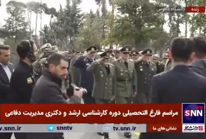 سان دیدن فرمانده کل ارتش از دانشجویان دانشگاه دافوس آجا + فیلم