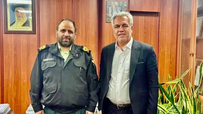 نشست سرپرست فدراسیون بدنسازی با رئیس پلیس امنیت عمومی