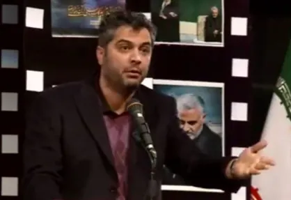 شعرخوانی محمدرضا طهماسبی در مراسم شب شعر &laquo;انتقام سخت&raquo;