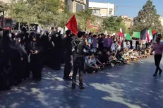 تجمع دانشجویان مشهدی در اعتراض به هتک حرمت قرآن کریم