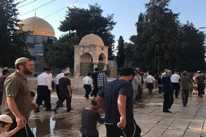 شهرک نشینان صهیونیست امروز به &laquo;مسجدالاقصی&raquo; یورش بردند