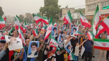 تجمع شکرانه عملیات &laquo;بشارت فتح&raquo; در کرج/ تجلیل از فتوحات رزمندگان و تکریم یاد شهدا+فیلم