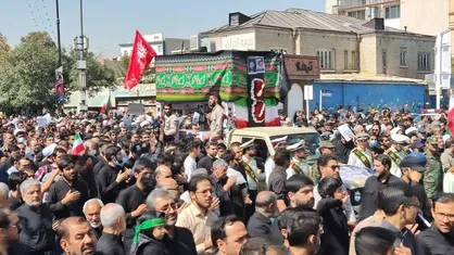 تصاویری از مراسم تشییع پیکر شهید &laquo;دوست&zwnj;محمدی&raquo; و &laquo;جاویدمهر&raquo; در مشهد