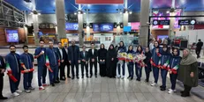 بازگشت ملی پوشان کشورمان از بازی های آسیایی ناگویا + فیلم