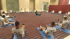تمرین صبحگاهی تیم ملی فوتبال برگزار شد +تصاویر