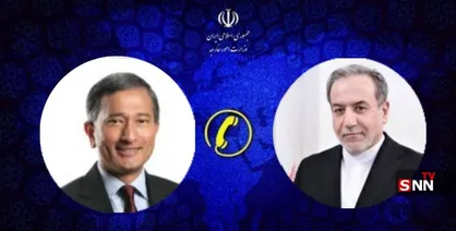 تماس تلفنی وزیر امور خارجه با همتای سنگاپوری
