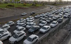 ترافیک سنگین در محور چالوس/ آماده باش راهداری برای تعطیلات