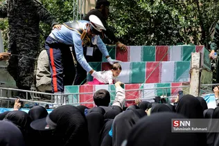 مراسم تشییع پیکر مطهر ۱۵۰ شهید دفاع مقدس در تهران