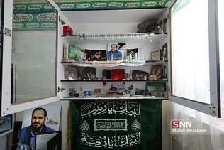 دیدار با خانواده شهید مدافع حرم نوید صفری