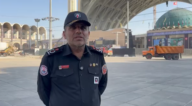 آخرین جزئیات از زبان رئیس سازمان آتش نشانی درباره آماده سازی مصلی برای وداع با رهبر شهید + فیلم