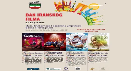 روز&zwnj;های فیلم ایرانی در بوسنی و هرزگوین برگزار می&zwnj;شود