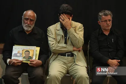 مراسم چهلم شهید مدافع حرم سید مصطفی صادقی