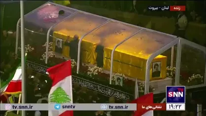 پیکر مطهر شهدا به محل تدفین رسید