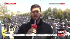 حضور مردم در نماز جمعه پیام ایستادگی تا پای جان را دارد + فیلم