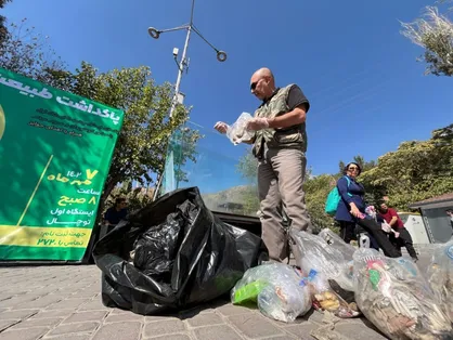 مشارکت خوب دوست داران محیط زیست؛ در جمع آوری فیلتر&zwnj;های سیگار رها شده در توچال