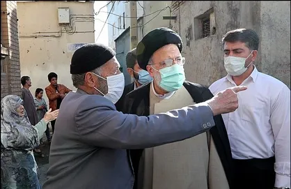 بازدید رئیس&zwnj;جمهور از محله هرندی تهران