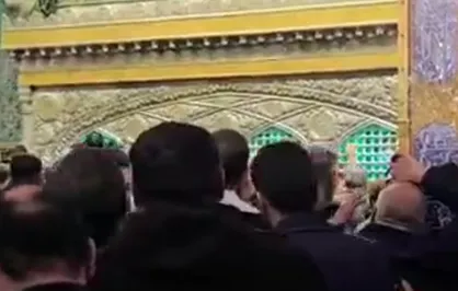 حال و هوای منقلب مردم ایران در حرم مطهر رضوی