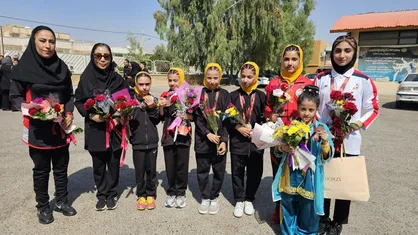 ۱۲ نشان رنگارنگ مسابقات قهرمانی کشور بر گردن دختران ووشوکار فسایی